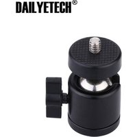 360 degree Swivel Mini Ball Head Bracket Holder for 1/4 to 3/8 Screw Mount Tripod DSLR Camera from DAILYETECH