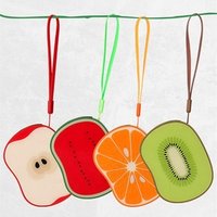 2019 new electronics products Colorful Slim mini Powerbank 10000mah cute fruit cartoon smart power bank for charger mobile phone