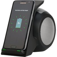 New Qi wireless charging Speaker phone stand for iphone Max XS CE ROHS FCC
