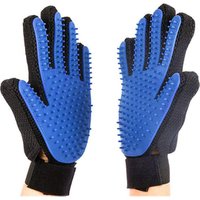 Beautiful cat grooming glove deshedding brush glove for pet
