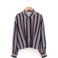 High quality fast delivery regular multi-color fashion casual woman blouse