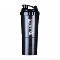 Plastic Shake Bottle Protein Drinks 25 x 9.5cm