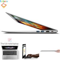 Ultra-thin 15.6 inch 1920*1080 Pixel Intel i7-6500U Windows 10 win10 PC Netbook Laptop with metal cover case