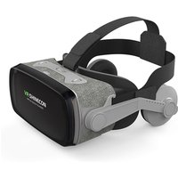 VR SHINECON VR Headset with Adjustable Stereo Headphone for 3D Videos