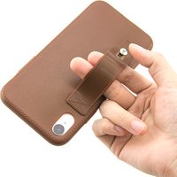 Strap holder for iPhone 6 6s 7/8 Plus X/XS Max XR back finger case with security stretch loop cell phone case with strap
