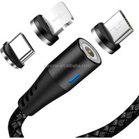 promotional gift 360 degree cheap type c magnetic usb charging cable