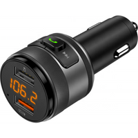 C57 Quick charge 3.0 Car BT FM Transmitter Dual USB Ports Car Charger FM Modulator MP3 Player Car Lighter Handfree