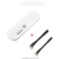 Unlocked Hua wei E8372 ( plus a pair of antenna) LTE USB Wingle LTE Universal 4G USB WiFi Modem car wifi E8372h-608 E8372h-153