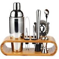 Amazon Top Seller 2019 Custom Stainless Steel Cocktail Shaker Barware Set Bartending Supplies Bar Tools