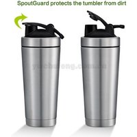 Insulated Stainless Steel Protein Shaker Bottle Gym Use