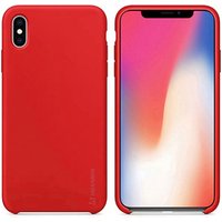 Silky Smooth Liquid Silicone Phone Case With Soft Microfiber Cushion For iPhone X/XS