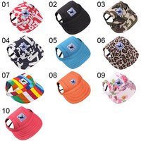 Dog Baseball Cap Ear Holes Small Pets