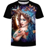 Dropship 3D Sublimation Printing High Density Print T Shirt, Print On Demand Dropship No Minimum Order Custom Logo Tee-Shirt/