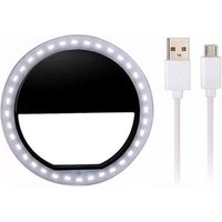 USB rechargeable selfie ring light led ring light selfie