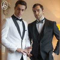Slim Fit One Button Tuxedo Suit
