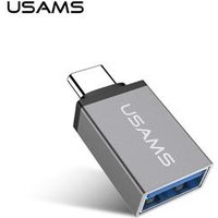USAMS SJ028 Metal USB Type C Male to USB 3.0 Female Type C Converter Adapter OTG Function for Samsung Galaxy S10 S10 Plus