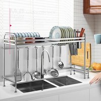 Stainless Steel Kitchen Plate Dish Rack