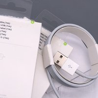 Original tpe eight Pin USB Cable for iPhone 6 for iPhone 7 for iPhone XS MAX Original USB Cable with box