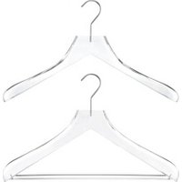 WY-1 Superior Clear Acrylic Coat Hangers