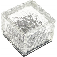 Solar Powered 7x7cm LED Ice Cube Garden Light