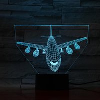 Home Decoration 3D Led Night Lamp 3D Night Light Promotional Gifts 7 colors changing usb cable battery powered 3d lamp