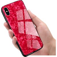 Tempered glass and tpu case phone cover for iphone 7 X mobile phone and accessories for iphone 8 6 plus XS MAX