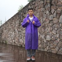 Long Sleeve Windproof Transparent Raincoat