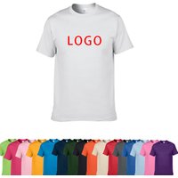 100% Cotton T Shirt Brand Logo Printing