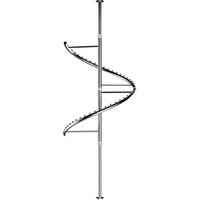 Wardrobe closet accessories metal spiral clothes rack clothes hanger