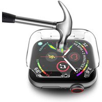 4th Gen Clear crystal skin Plastic PC Frame bumper Protective Case cover For iWatch watch 4th Generation 40mm 44mm