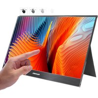 High quality touch screen monitor 15inch 1080P usb powered ips panel HDR function capacitive 10 points touch monitor
