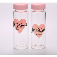 YXJ021 Custom logo glass tea water bottle shaker glass my bottle