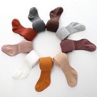 Cute baby spring autumn children's stockings cotton tights pantyhose elaslim socks