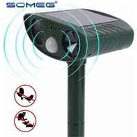 Solar Powered Outdoor Animal Repeller Ultrasonic Drive