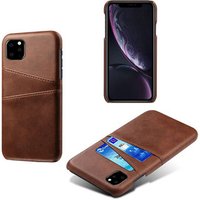 For iPhone XI Case Luxury Leather Credit Card Holder Wallet Cover Mobile Phone Case