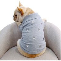 Fashion french bulldog clothing pet dog polo shirt for summer
