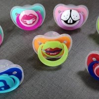 Orthodontic, Soft Silicone Pacifier with cover, 6-18 Months