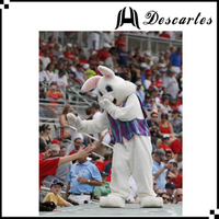 Rabbit Mascot Costume Basketball Events