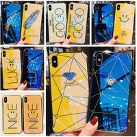 2019 Unique Blue Ray Light Designers Phone Case for iPhone X XS Shockproof IMD Print 6s 7 Xr 8 Luxury Custom Mobile Back Cover