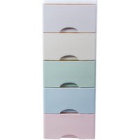 Drawer Storage Cabinet Baby Cupboard Foldable Kid Organizer Plastic Wardrobe