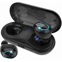 HBQ Q18 TWS MINI wireless headphones bluetooth 5.0 noise canceling earphones phone earbuds headset with microphone Charging Case