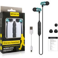 Factory Neckband Wireless Earphones Earbuds Super Bass Stereo Sport Music Headphone