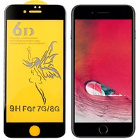 6D Curved Protective Tempered Glass Screen Protector for iphone 7/8 Universal Protection