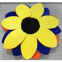 Blooming Bath Flower Bath Tub for Baby Infant Sink Shower Flower Play Bath Sunflower Cushion Mat