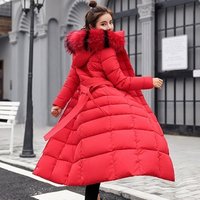 ecowalson Long Cotton Padded Winter Jacket