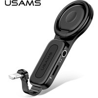 New products USAMS earphone adapter for iphone to 3.5mm for lightning aux headphone jack Multi-function Mobilephone accessories