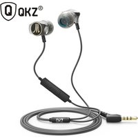QKZ DM7 In Ear Heavy Bass Wired Earphone Gold Plated Housing Headphone