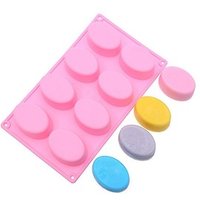Specialized mold design customized conventional oval shape durable silicone cake making forms loaf soap mold