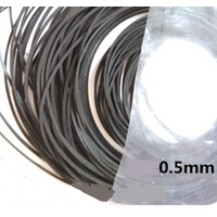 80pcs per bag 0.5mm square rubber belts