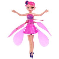 Induction Fairy Magical Princess Dolls infrared Light Suspension Flying doll toys mini RC drone Girl Children's Gift Figure Toys